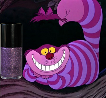 cheshire cat in alice in wonderland. opi alice wonderland cheshire