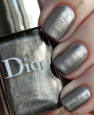 Dior Silver Pearl Nail Polish Swatch Review All Lacquered Up