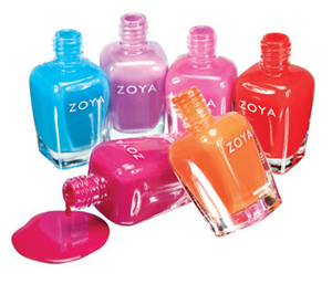 zoya flash collection swatches summer 2010 bottles 
