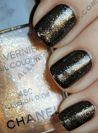 Chanel Le Vernis Black Velvet, Gold Lame & Illusion D'Or - The