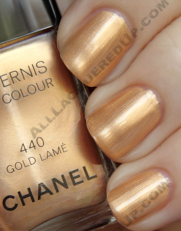 chanel gold lamé swatch from the noir et or paris-shanghai collection