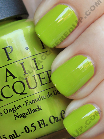 opi who the shrek are you? swatch from the opi shrek forever after collection