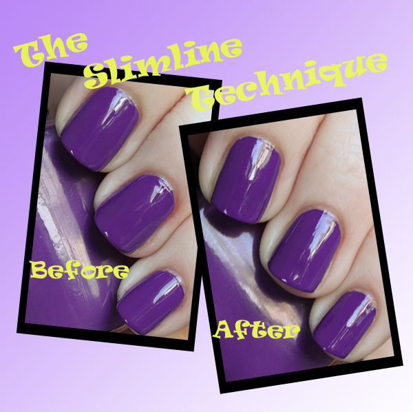 Nail Tip - The Slimline Technique : All Lacquered Up