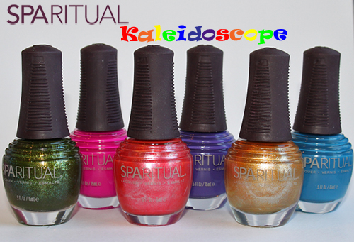 sparitual kaleidoscope collection nail polish bottles