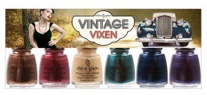 china glaze Vintage Vixen cat's meow six piece set