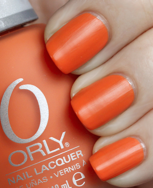 Orly Old School Orange Nail Polish Swatch