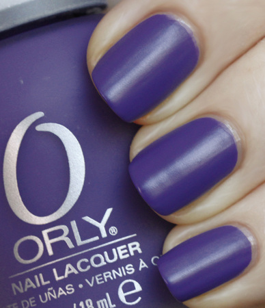 Orly Purple Pleather Satin Nail Polish