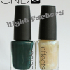 CND Night Factory Duo – Urban Oasis & Teal Sparkle Swatches & Review