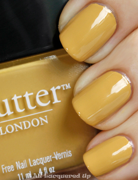 butter london bumster nail polish swatch from the butter london fall 2010 collection