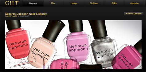 Click to visit Deborah Lippmann on Gilt.com