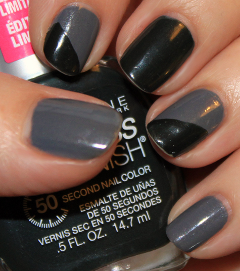 nyfw-notd-challenge-maybelline-gray-t-glamour-grand-green