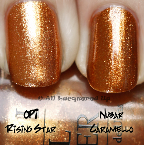 opi-rising-star-comparison-swatch-nubar-caramello