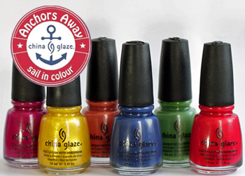 china glaze anchors away spring 2011 nail polish collection knotty nauticals