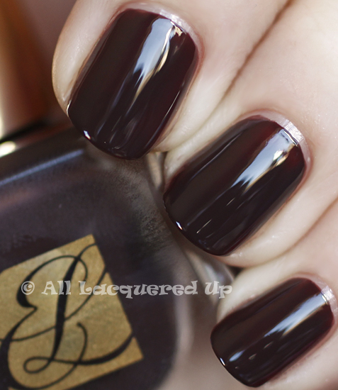 estee lauder chocolate crave swatch pure color nail lacquer spring 2011