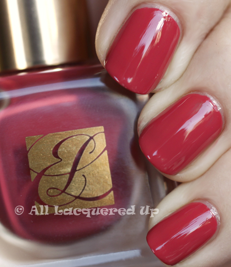 estee lauder rosa rosa swatch pure color nail lacquer spring 2011