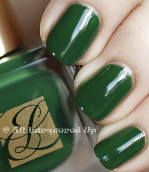 estee lauder wicked green swatch pure color nail lacquer spring 2011