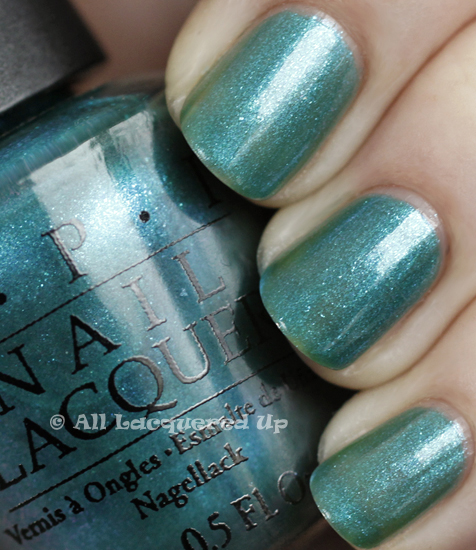 opi austin-tatious turquoise swatch from the opi texas collection for spring 2011