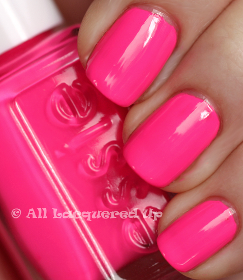 essie pink parka swatch from the essie fall 2009 nail polish collection