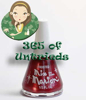 miss marion garnet nail polish bottle 365 untrieds