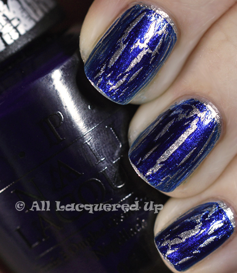 sonia-kashuk-smoke-and-mirrors-opi-navy-shatter-swatch-nail-polish