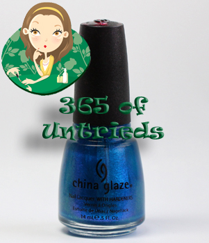 china glaze blue iguana nail polish from the island escape collection for summer 2011