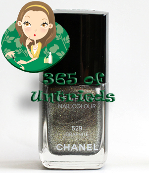 chanel graphite nail polish from the fall 2011 illusions d'ombres de chanel collection