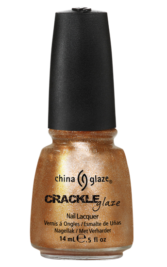 china glaze CRACKED MEDALLION crackle metal nail polish