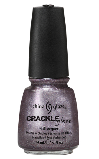 china glaze LATTICED LILAC crackle metal nail polish