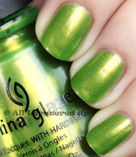 china glaze cha cha cha nail polish swatch from the island escape summer 2011 collection