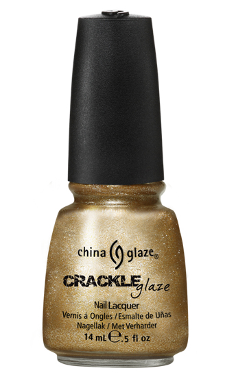 china glaze tarnished gold crackle metal nail polish