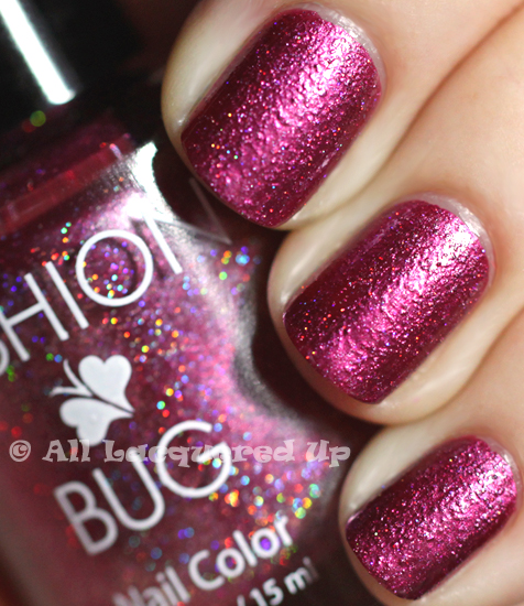 fashion bug boysenberry nail polish swatch