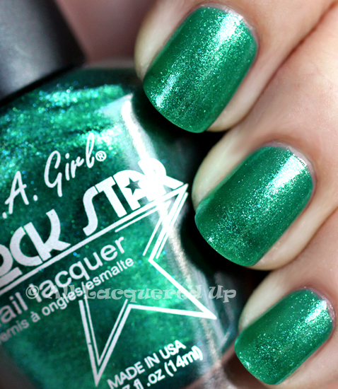 la girl rock star head banging nail polish swatch