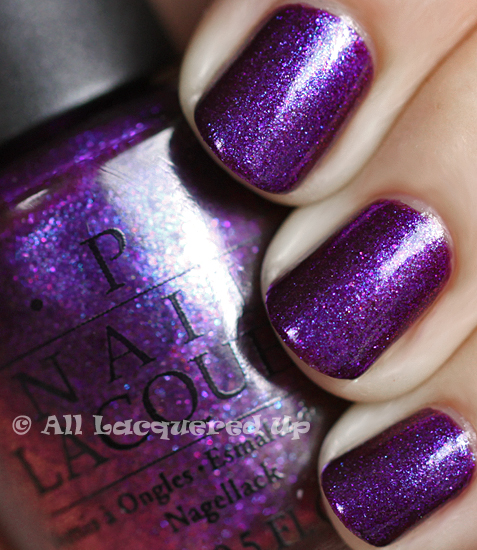 opi grape set match nail polish swatch from the opi serena glam slam england 2011 collection