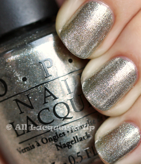 opi your royal shine-ness nail polish swatch from the opi glam slam! england collection for summer 2011