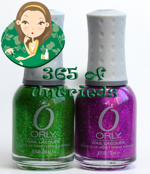 orly here comes trouble and orly bubbly bombshell nail polish from the orly pin-up collection for summer 2011