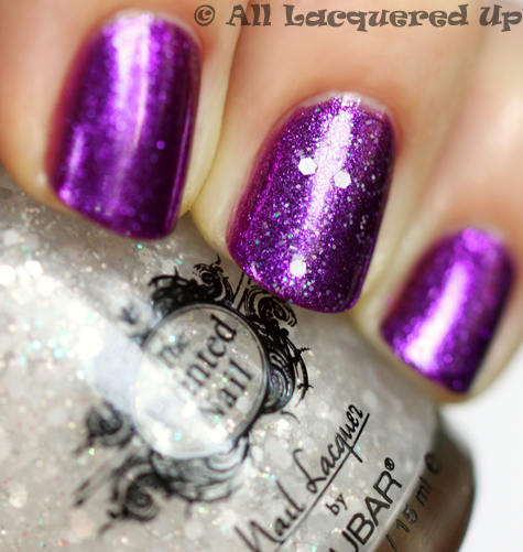 the painted nail moon drops top coat swatch by nail files star katie cazorla