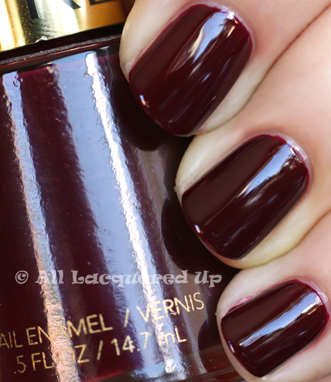 revlon vixen nail polish swatch a known chanel vamp dupe