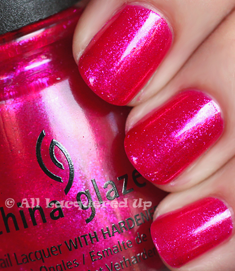 china glaze 108 degrees nail polish swatch from the china glaze island escape summer 2011 collection