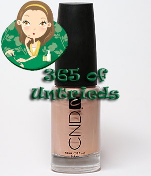 cnd creamy cameo nail polish colour