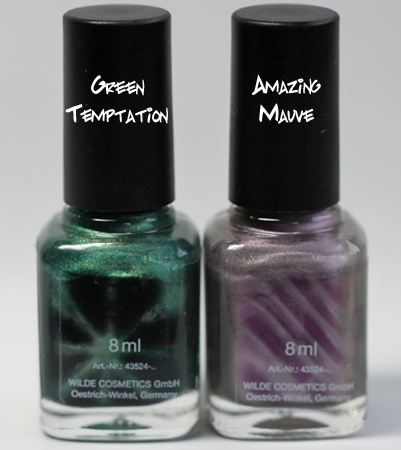 lcn green temptation amazing mauve magnetic nail polish