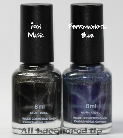 lcn iron magic ferromagnetic blue magnetic nail polish