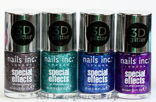 nails inc special effects 3d glitter nail polish