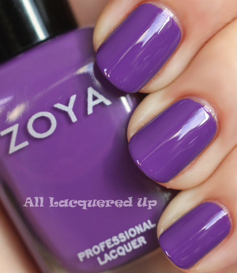 zoya mira nail polish swatch from the zoya summertime collection for summer 2011