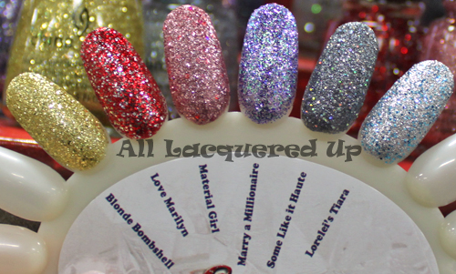 china glaze eye candy 3d glitters nail polish swatch 2011