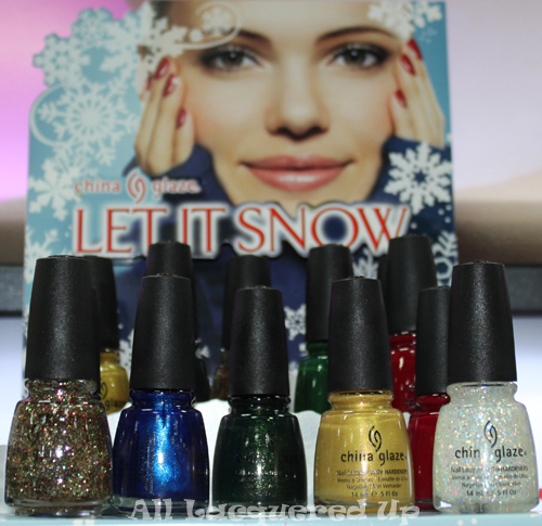 china glaze let it snow nail polish holiday 2011