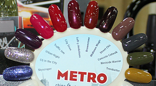 china glaze metro fall 2011 nail polish collection