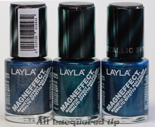 layla magneffect blue grey flow turquoise wave metallic sky