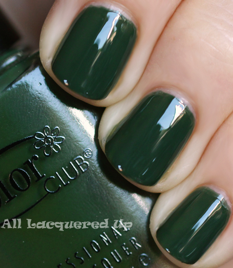 color club artsy craftsy nail polish swatch fall 2011 military green trend