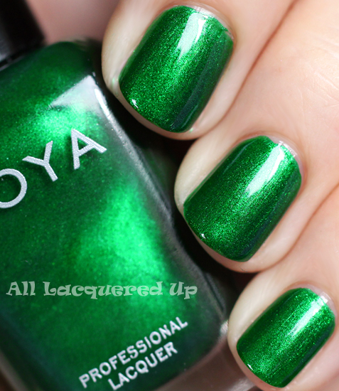 zoya holly nail polish swatch from the zoya gems & jewels holiday 2011