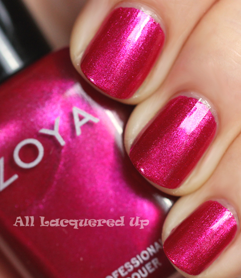 zoya izzy nail polish swatch from the zoya gems & jewels holiday 2011 collection